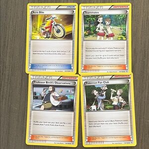 Pokemon Trainer Card Set - Yellow, Red, Blue